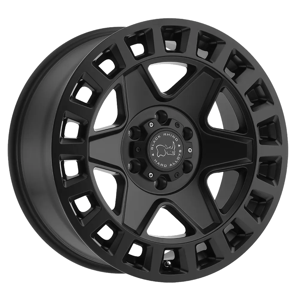 black rhino York  matt black wheels
